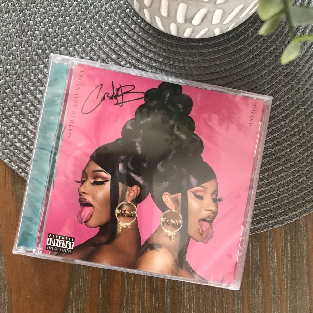 Autographed Cardi B WAP CD